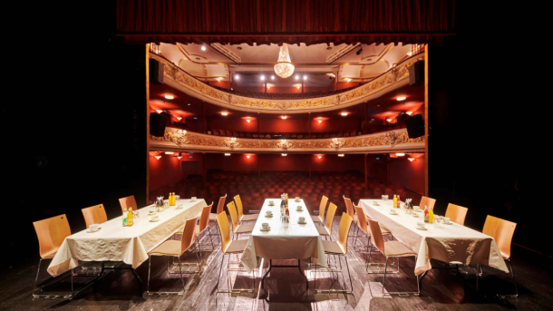 Teatersalen Borgerforeningen Svendborg Teater - unikke møde- og konferencesteder i Svendborg