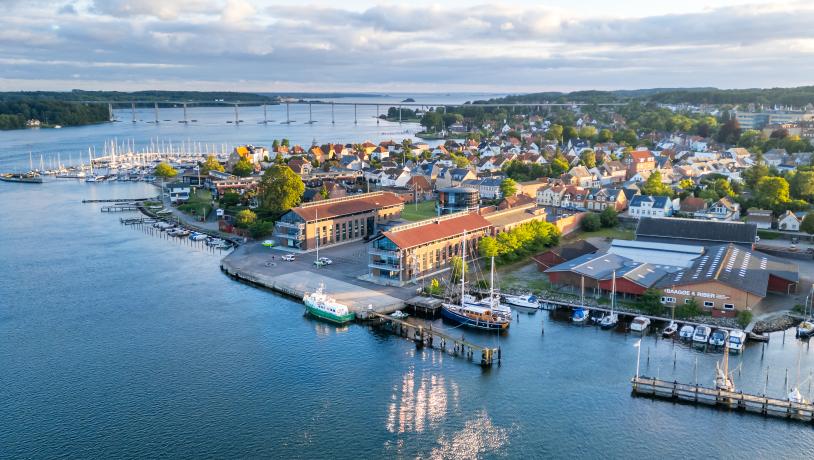 Svendborg havn drone