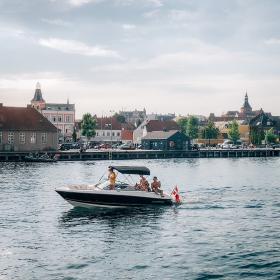 Båd i svendborgsund