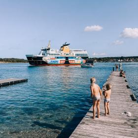 Strand ved den runde lystbådehavn, Svendborg